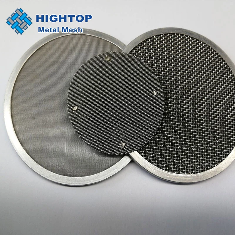 304 316 Stainless Steel Woven Wire Mesh Multi Layer Extruder Screen Filter Discs for Filtration