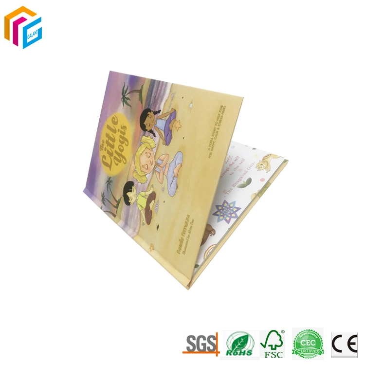 Hardback Section Sewn Kids Story Picture Books Custom Design Gold Foil Stamp Hardcover Childrens Book Printing