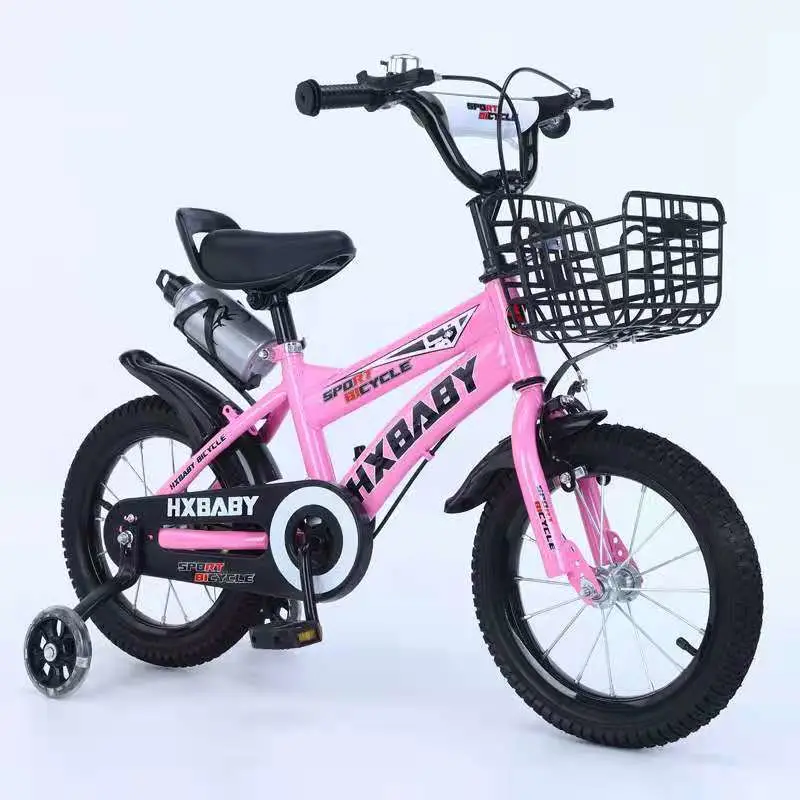 Factory Wholesale Children Bicycle Cheap 12 14 16 Inch Kids Bike with LED Light Training Wheels