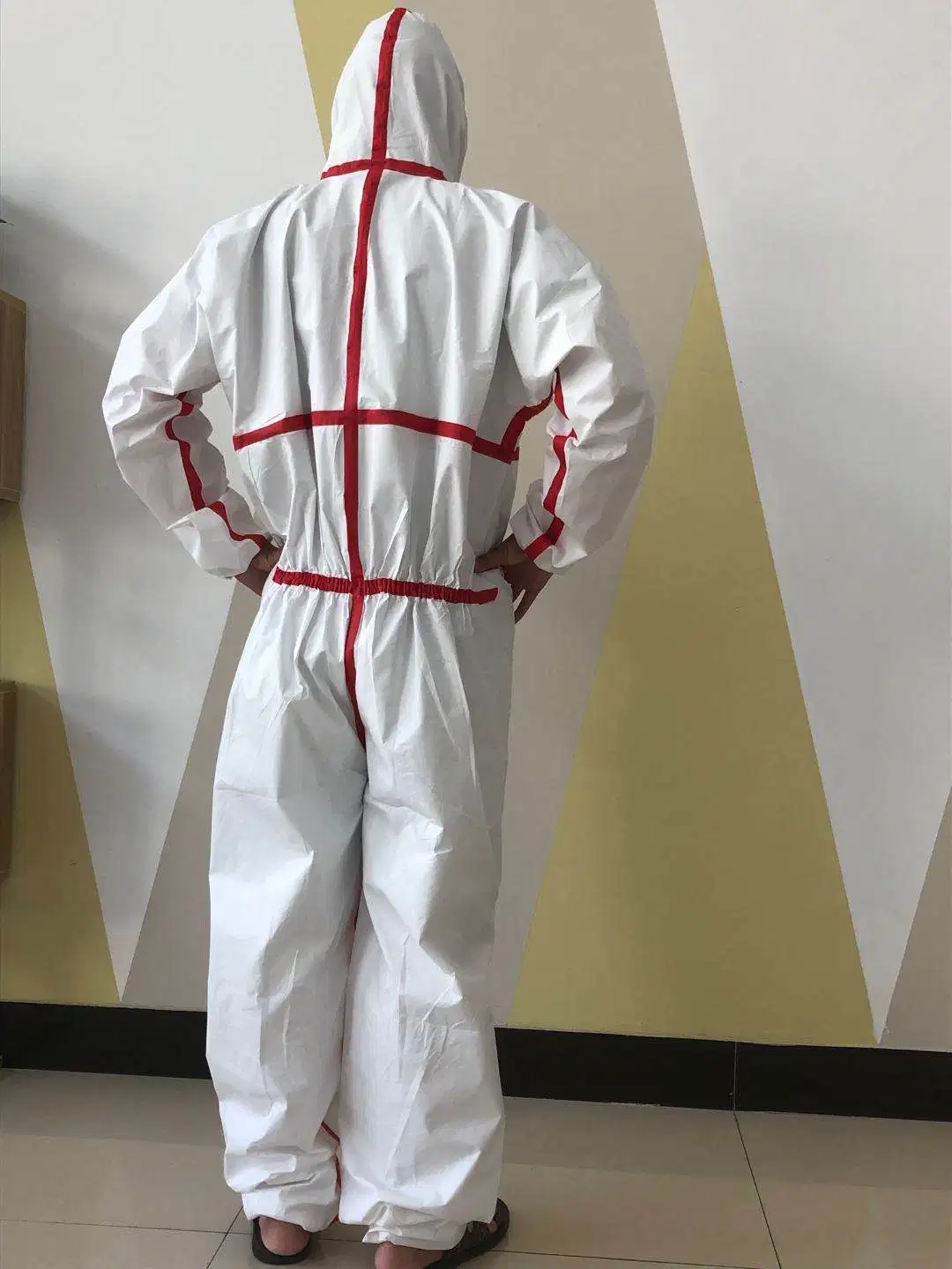 Hot Sale PPE Equipment Personal Disposable Suit Single Use SMS PPE Clothing Gown PPE Suit Infection Control PPE, Disposable Protective Coverall PPE