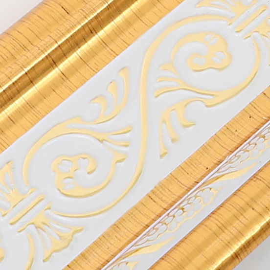 Wangbin Easy to Install Muslim Style Golden Color Crown Moulding PS Corner Moulding