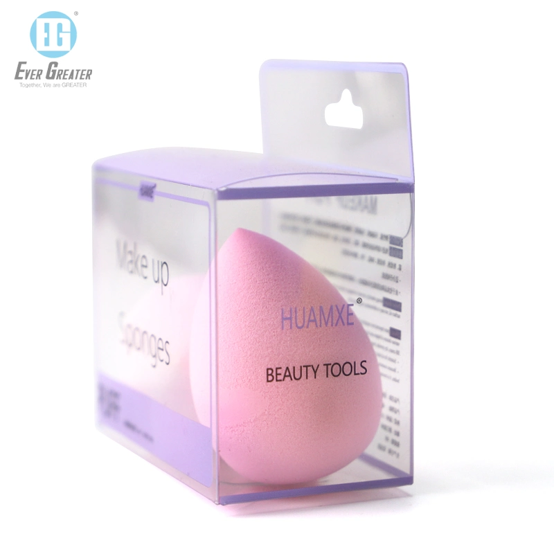 PVC Product Pack Makeup Box Makeup Sponge Plastic Packaging Boxes