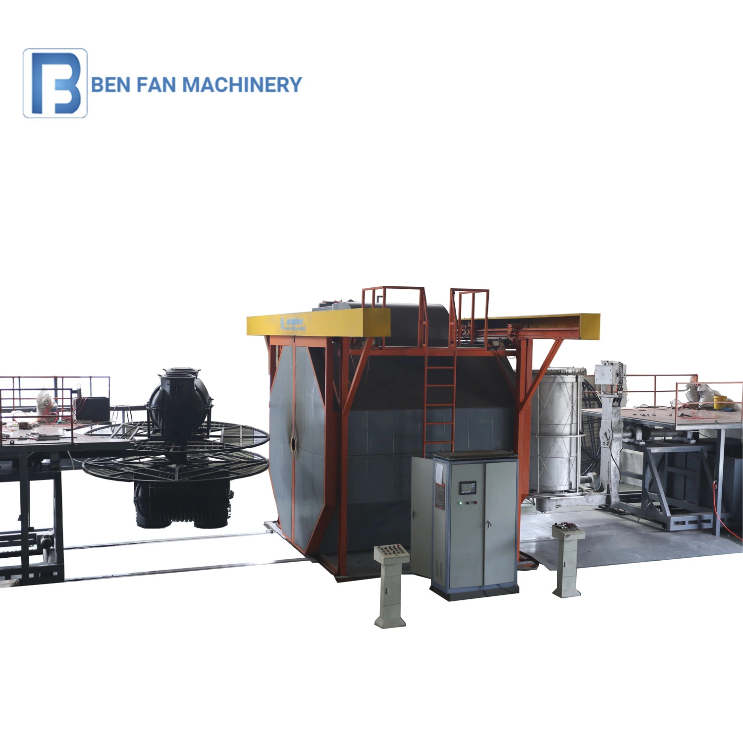 Máquina de Moldagem Rotacional para Fabricação de Produtos Plásticos Máquina de Rotomoldagem para Tanque de Água Máquinas de Moldagem Plástica Manuais