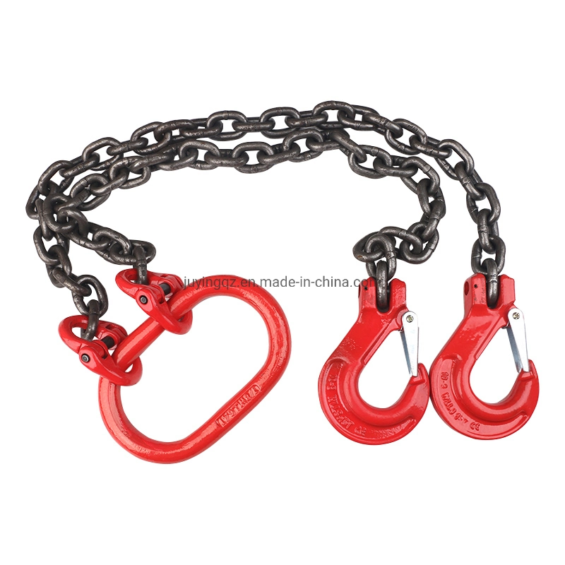 High Sterength Triple Legs Chain Sling with Grab Hooks