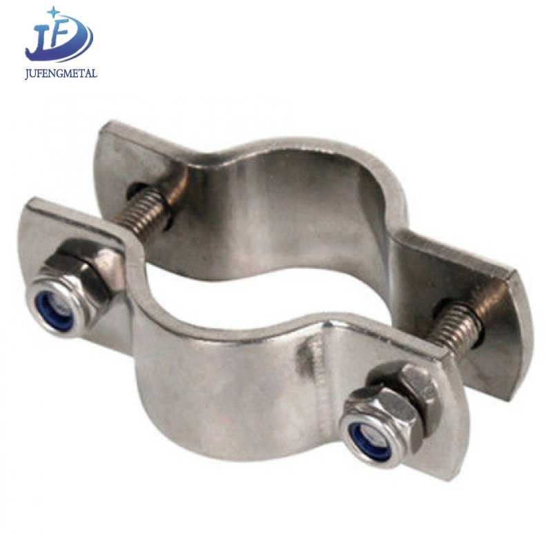 OEM Customized Drain Double Pin Hex Garden Shower Pipe Holder Square Clamp