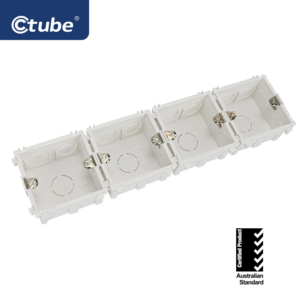 Interruptor eléctrico de plástico OEM Modular cuadro revestimiento seco Caja