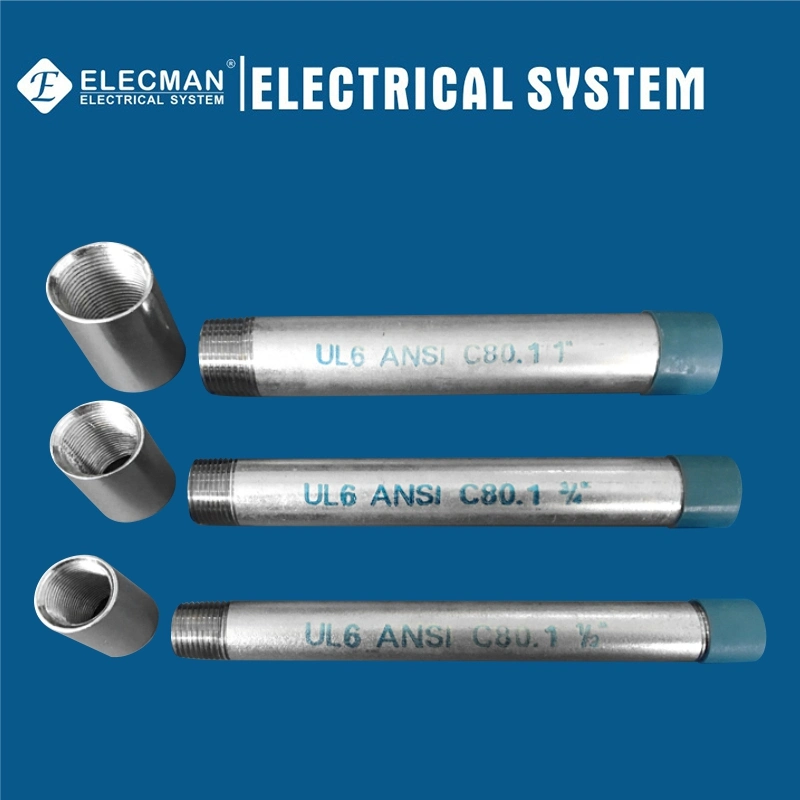 6 Tubos Metálicos de UL eléctrico rígido de acero Conduit conduit (RSC) TUBO RÍGIDO DE TUBO RÍGIDO