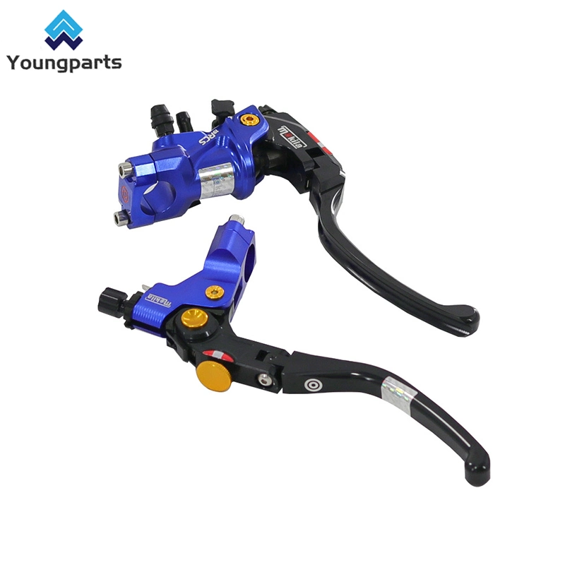 Youngparts 18*17.5 CNC Aluminum Motorcycle 22mm Handle Lever Clutch Pump Master Brake Cylinder