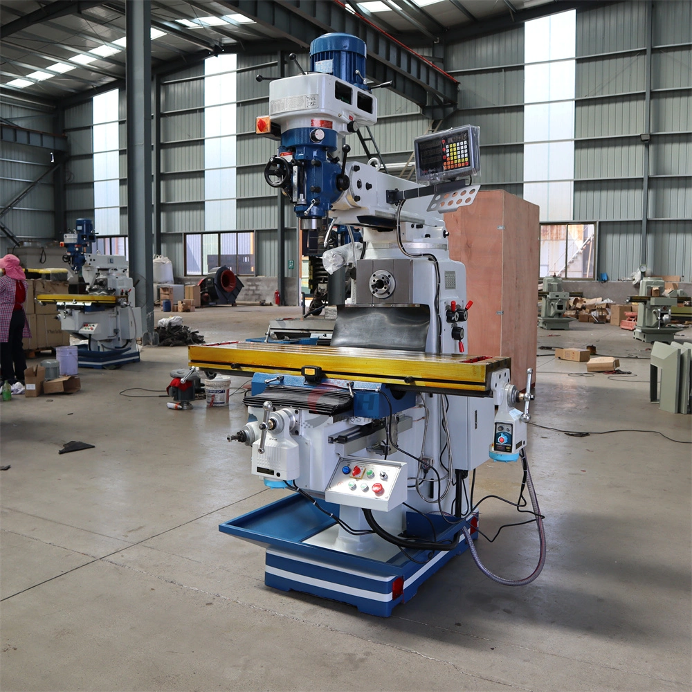 Fresadora Knee Type 5hw Horizontal and Vertical Universal Metal 3 Axis Turret Milling Machine Price