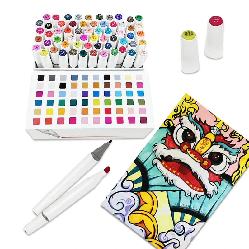 Marking Drawing Sketching Tools Fine Bullet & Chisel Point Tips Permanent Markers Pens for Adults Kids Marking Drawing Sketching