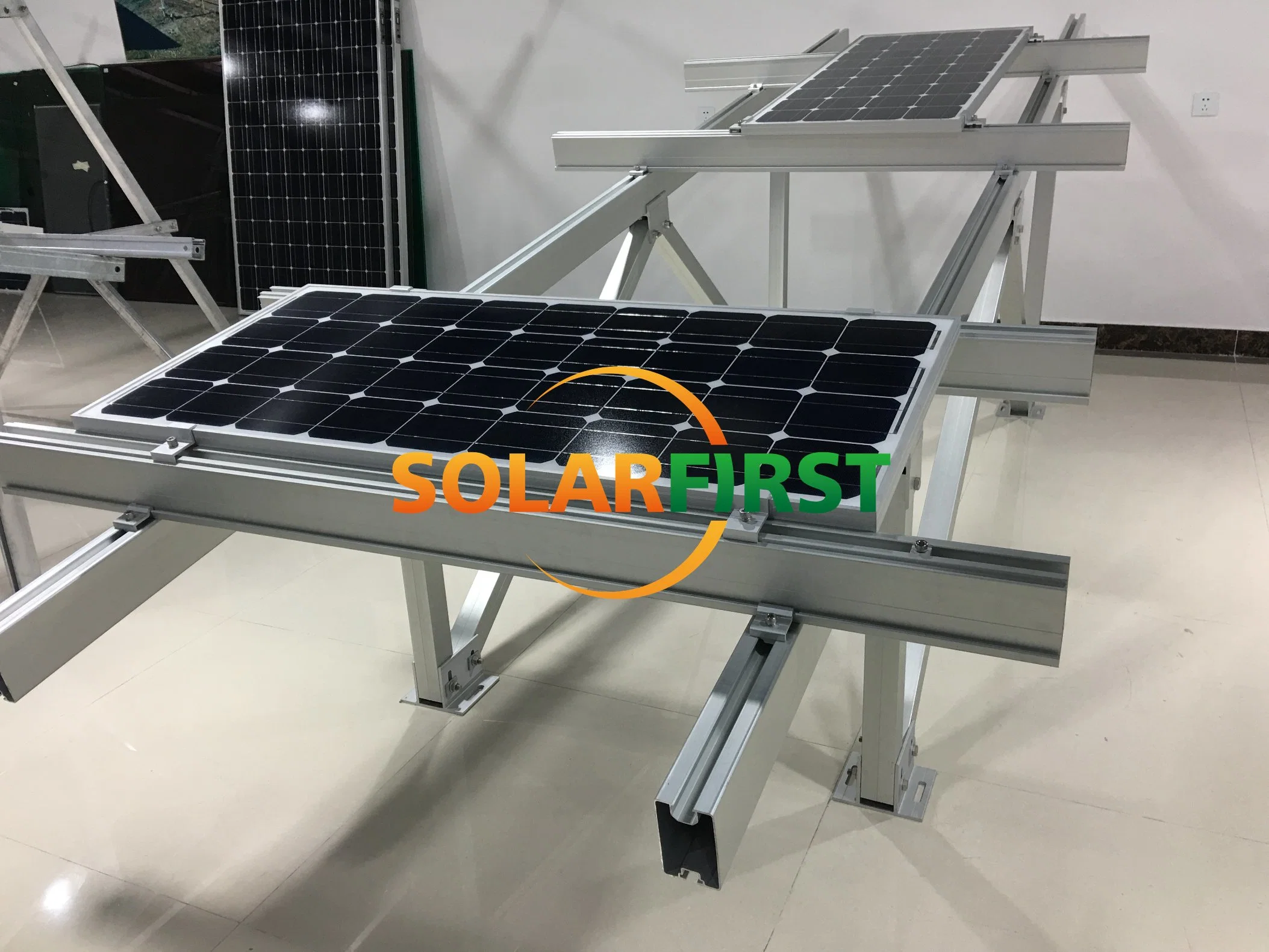 Aluminum alloy solar pv mounting structure solar racking frames