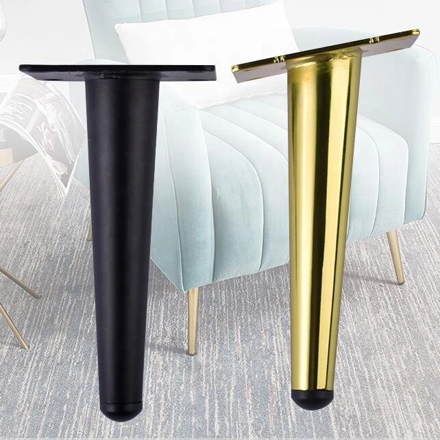 2023 Popular High quality/High cost performance Golden Furniture Hardware Iron Accessories Table Sofa Legs