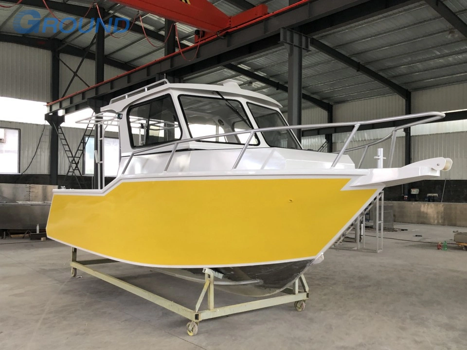 N670 7.20m 23.6FT Fully Welded Enclosed Cabin Aluminum Family Leisure Fishing Boat