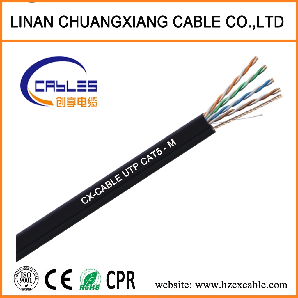 LAN Cable Copper Wire 24AWG Indoor UTP Cat5e Communication Cable Fluke Test Network Cable Computer Cable