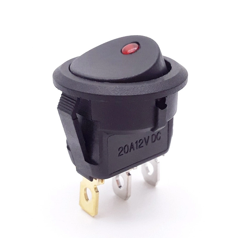 Carling Marine 3pin Mini LED Kcd1 Round 20A DC12V Rocker Switch