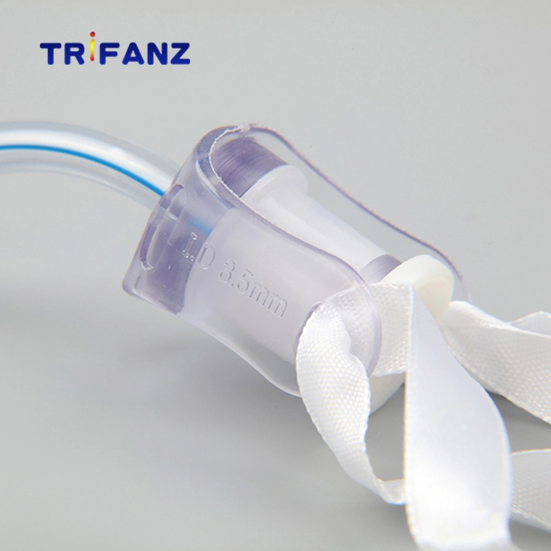 Medical Supply PVC Tracheostomy Catheter with Soft Cuff