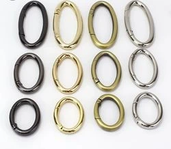 Alloy Oval Spring Ring Hardware Accessory for Luggage