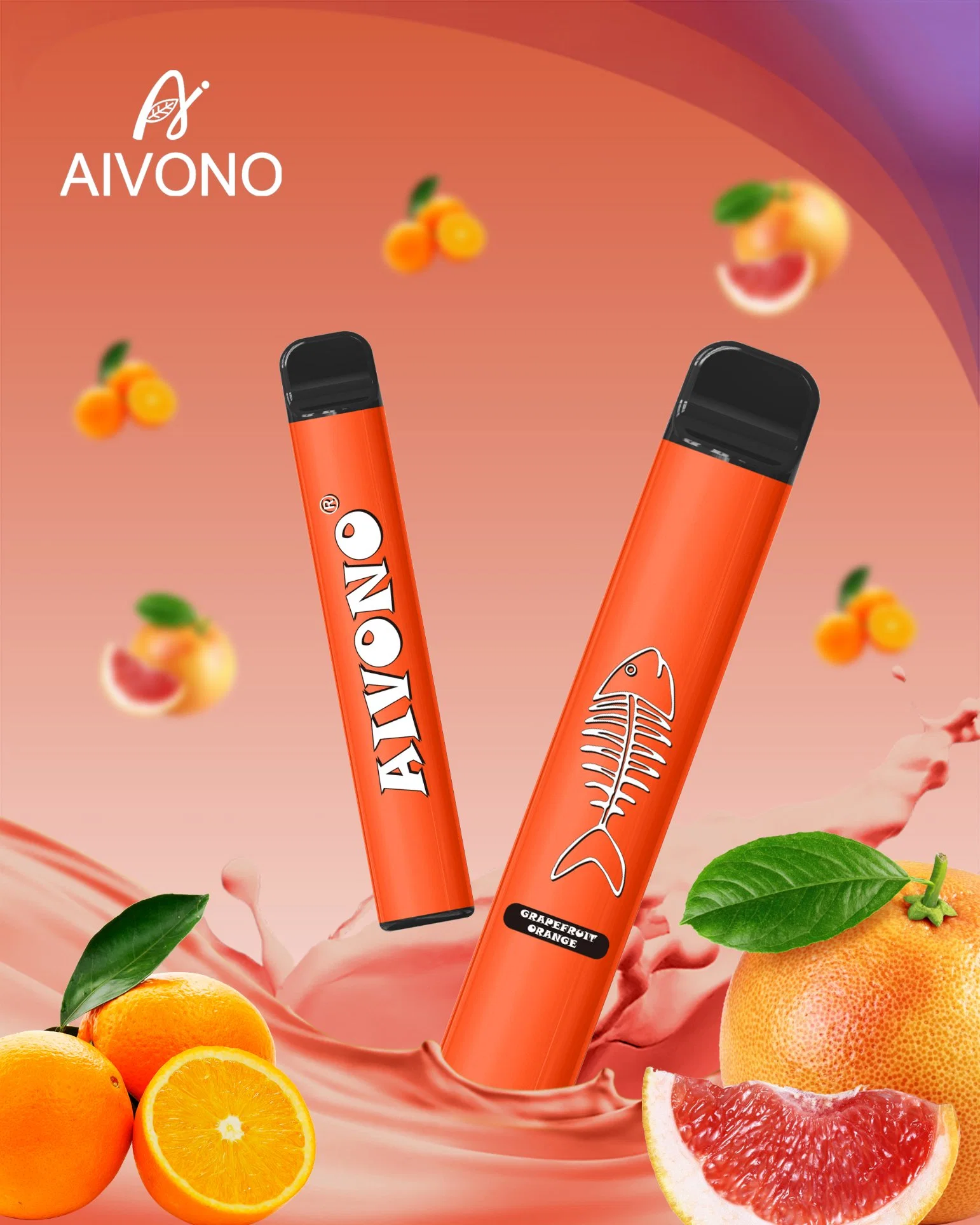 Aivono Nuevo VAPE Precio al por mayor Cigarette electrónico 600puffs 12-Flavors vaporizador OEM caliente