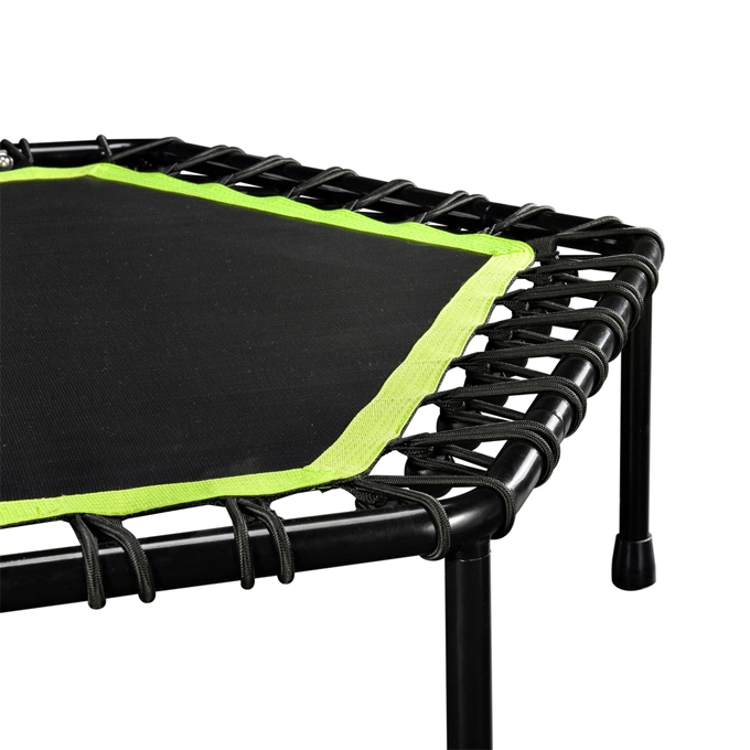 Portable Fitness Trampoline with Handrail Bar