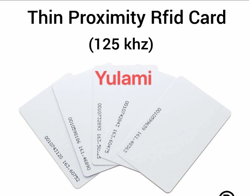 En blanco blanco delgado de proximidad RFID sin contacto chip inteligente de tarjeta de identificación de PVC para la Impresora Térmica de China