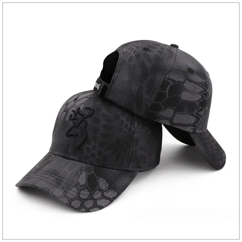 Camouflage Hat Novo Camo Boné Tampas de pesca homens Piscina caça selva de camuflagem Chapéus Bionic Camouflage