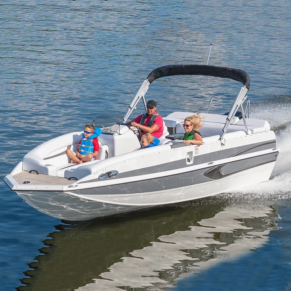Kinocean Best Quality Luxury Leisure Yacht Party Aluminium Deck Speed Boat with Sofa