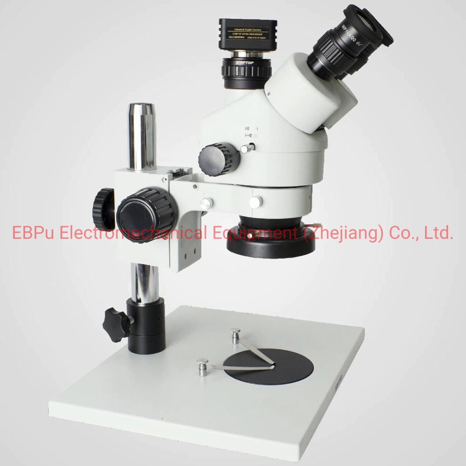 7X - 45x Microscope stéréo de grossissement du zoom pour l'industrie de la réparation de circuit imprimé