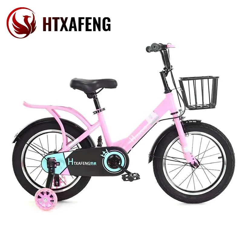 Great Deal Child Bicycle New Children&prime; S Pedal Bicycle Bold and Stable High Carbon Steel Frame 12 Inches 2-12 Years Old Bicycle