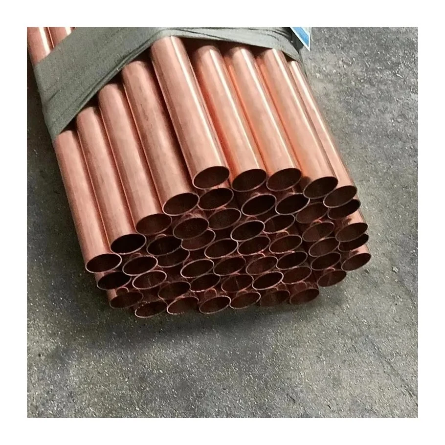 Factory Sales Flexible Seamless Round Shape 12 Inch Heat Insulated Copper Tubing/Copper Tube/Copper Pipes