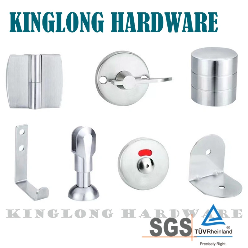 Stainless Steel 304/201 Bathroom Furniture Accessories Building Material Sanitary Ware Shower Partition Toilet Cubicle Set