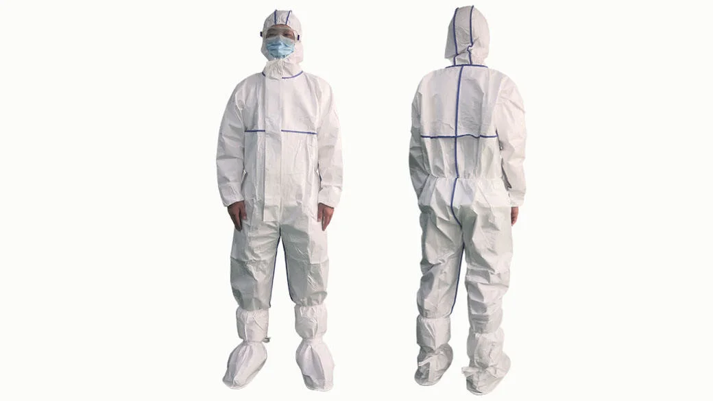 High quality/High cost performance CE Type 4, 5, 6 Disposable Coveralls Medical Protective Suit Coverall Protective Clothing