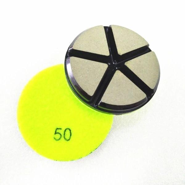 80mm Concrete Floor Polishing Transitional Ceramic Grinding Disc