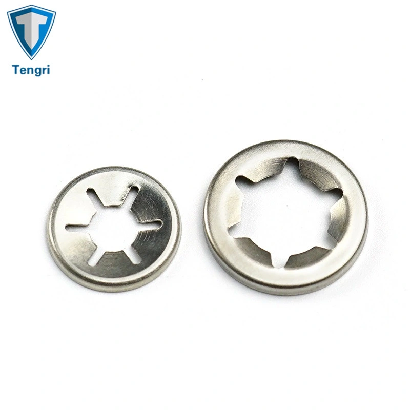 Tengri Sexangle Plum Blossom Teeth Clamping Ring Spring Lock Washer