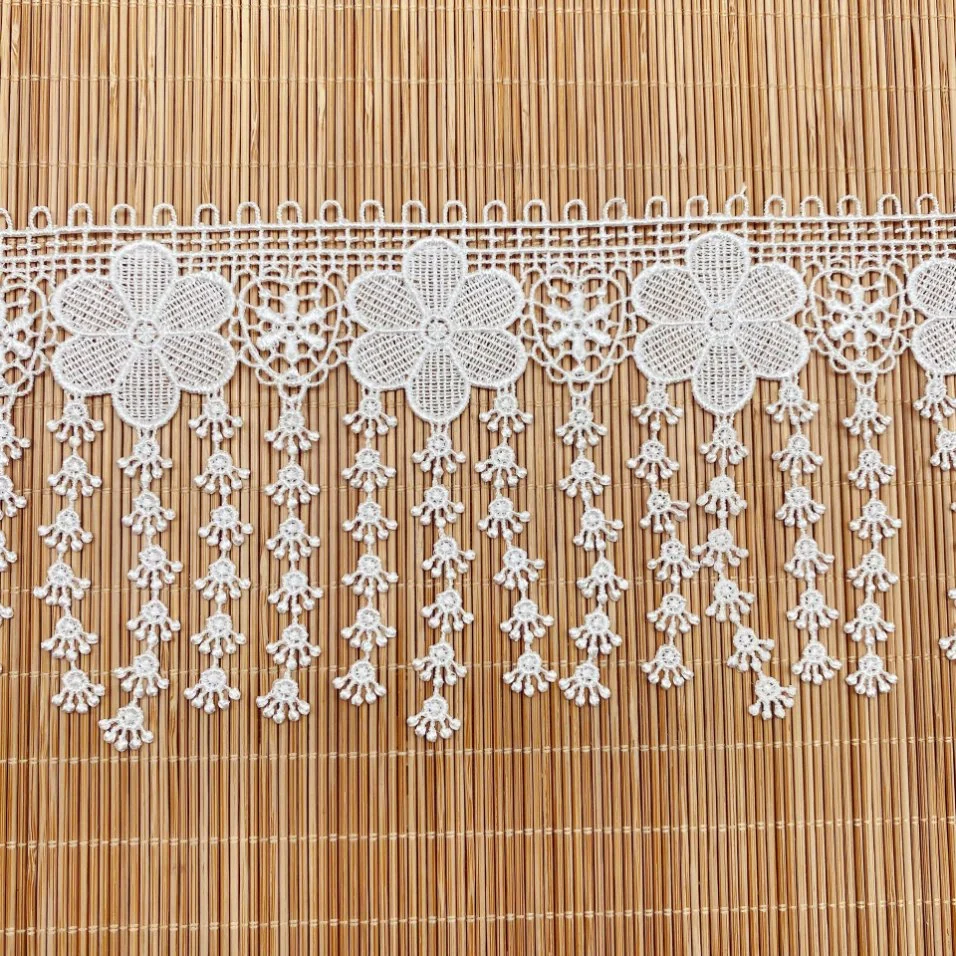 قميص Lace من الدانتيل ووتر سوليس إكسسوارات DIY الزفاف اللباس الأطفال بندول أكسسوارات ملابس الزهور