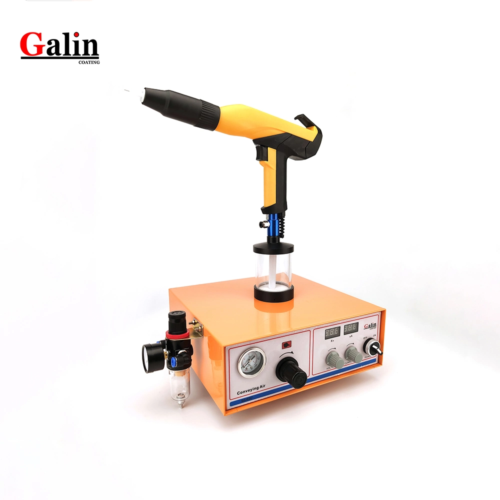 Powder Cup Small Portable Test Electrostatic Powder Coating Machine for Metal Finish (Galin-02C)