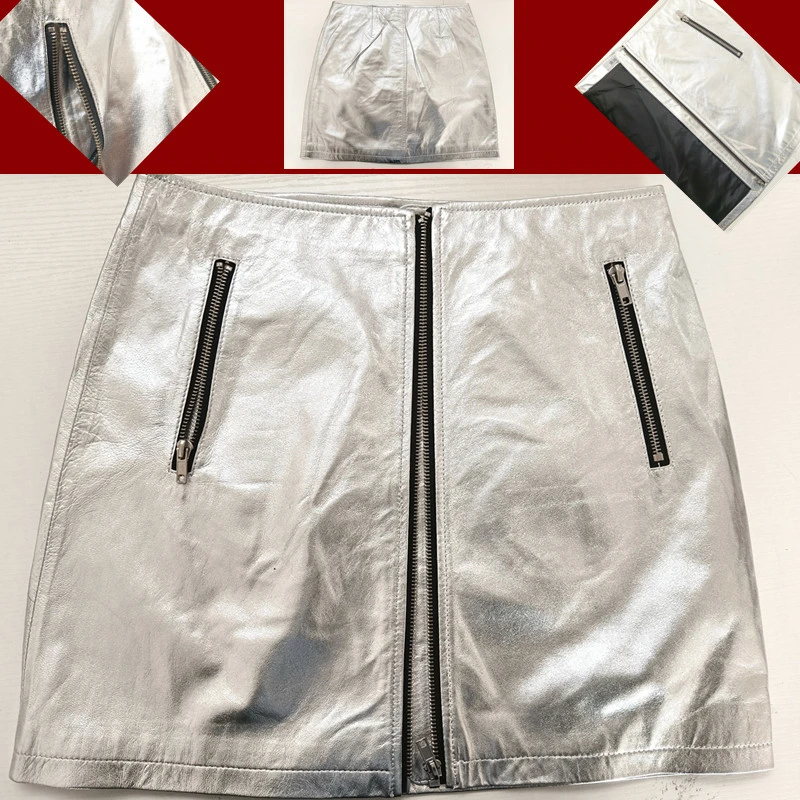 OEM Artificial Genuine Leather Jackets Distributor Dresses PU A-Line Skirts