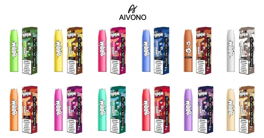 Zbood Customize Aivono Aim Boom Voltbar Bou Bar Bang XXL Go Crazy Nasty Juice Nasty Fix 2 Husky E Cigarette 100mg Cute Shaped Puff Disposable Vapes