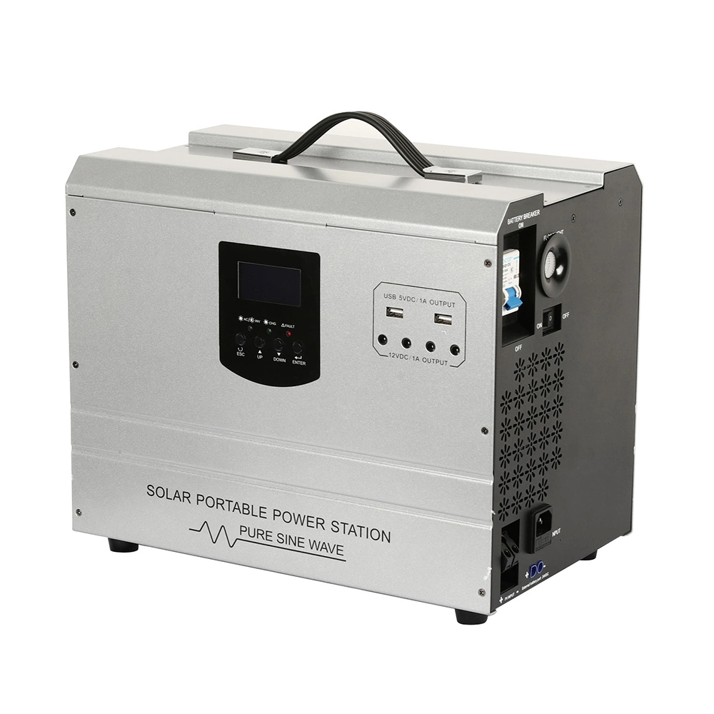 2000W Lithium Battery Portable Solar Power System for Outdoor Camping