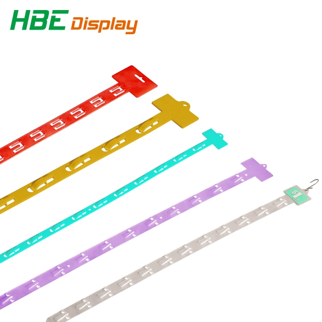 Supermarket Plastic Hanging Display Clip Strip