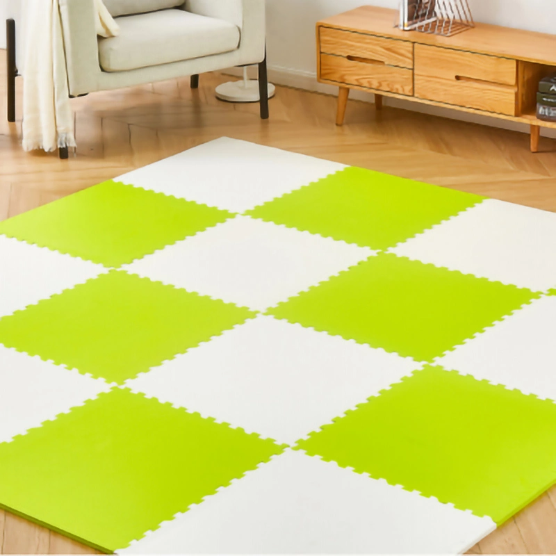 Tropical Customized Colors EVA Puzzle 30cm 60cm 1.2cm 1.5cm 2.0cm Thickness Waterproof Baby Play Floor Interlocking Tatami EVA Foam Puzzle Mat