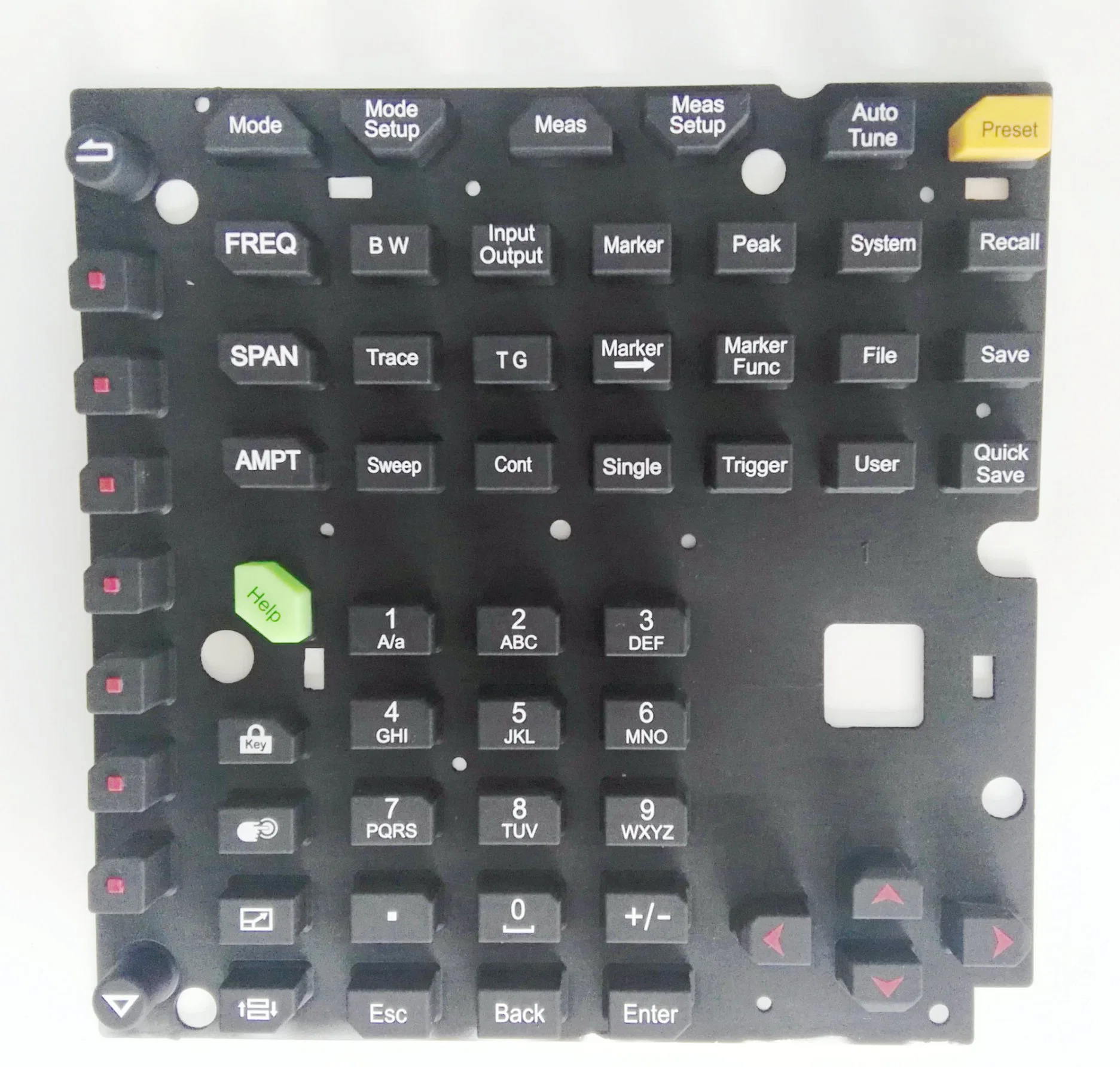 Teclado de silicona de membrana personalizada y teclado portátil de silicona para ordenador
