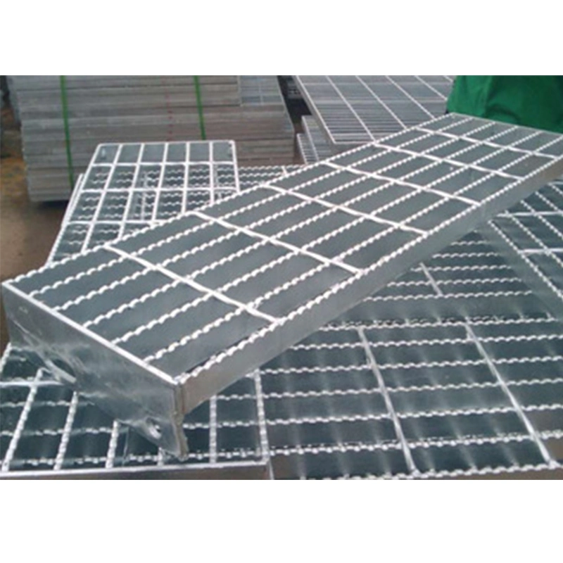 Outdoor Anti Slip Stair Tread Steel Staircase Straight Shape Straight Stair Stainless Steel 30, 40 mm