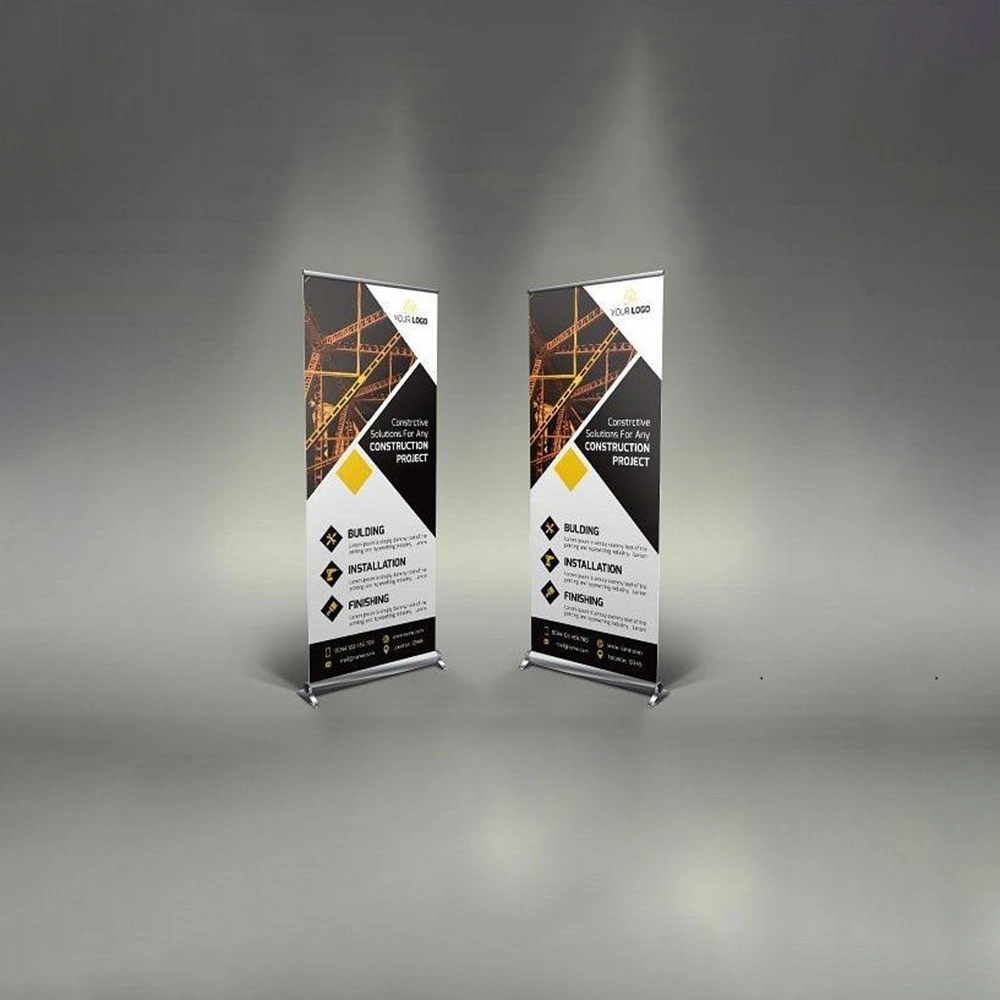 Hot Sale Aluminum Roll-up Banner Good Quality Display Stand for Exhibition Meeting