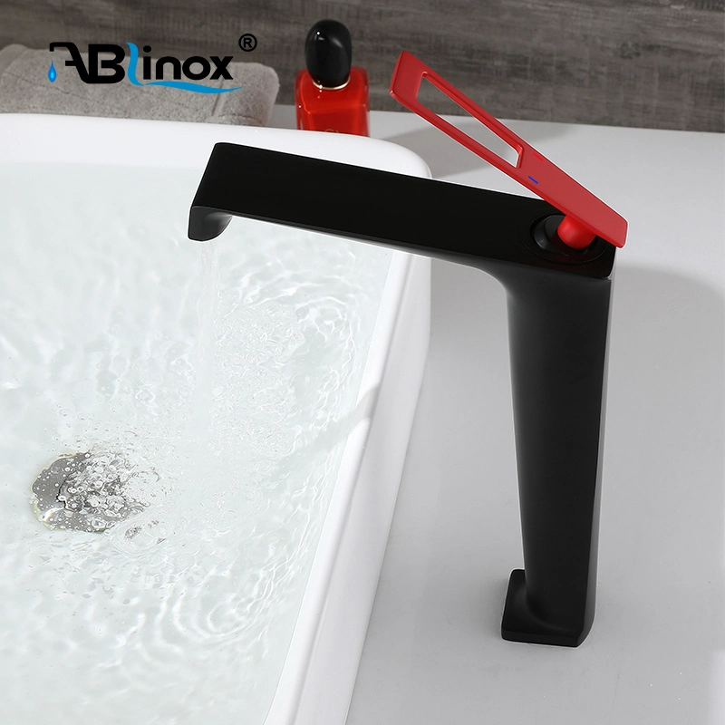 Ablinox Best Selling Modern Design Hot and Cold Bathroom 304 Stainless Steel Hot and Cold Water Mixer Tap