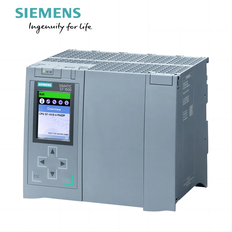 Unidade de controlo PLC no contador de controlo industrial Siemens 6es7518-4ax00-1AC0