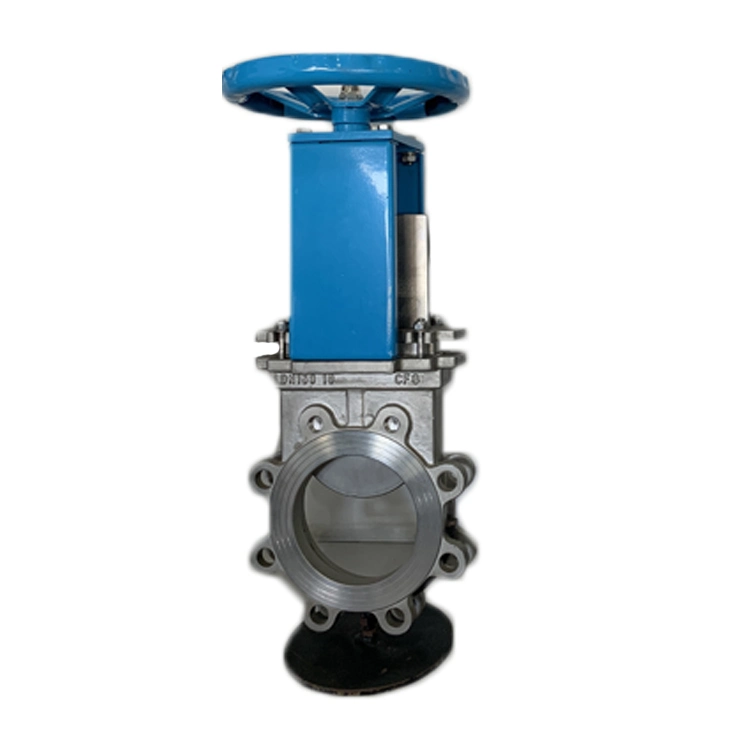 Stainless Steel Knife Gate Valve with Manual / Electric Actuator