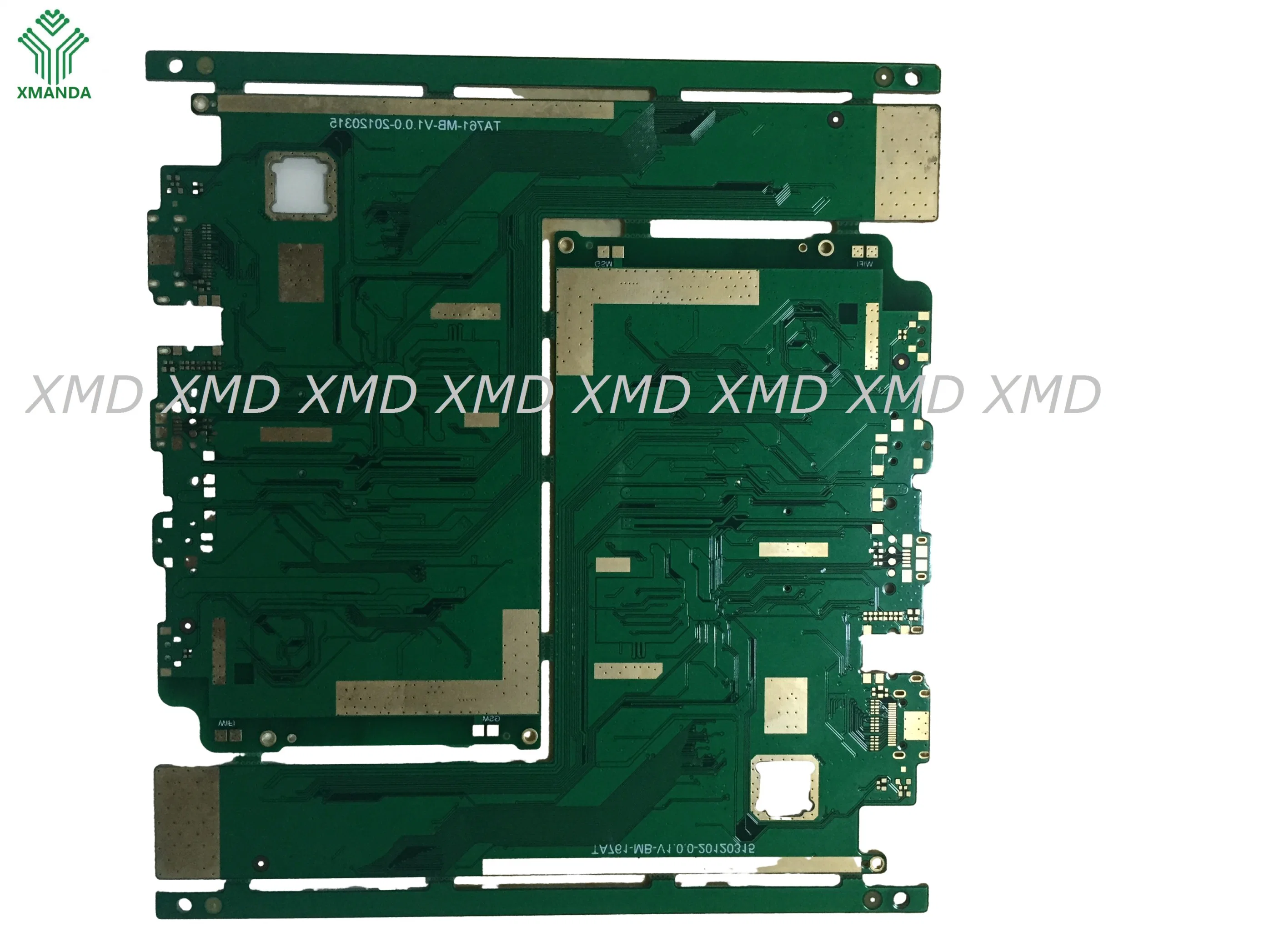 Customized Fr-4 Multilayer Controlled Impedance PCB for Power Controller 1 Oz 0.2mm