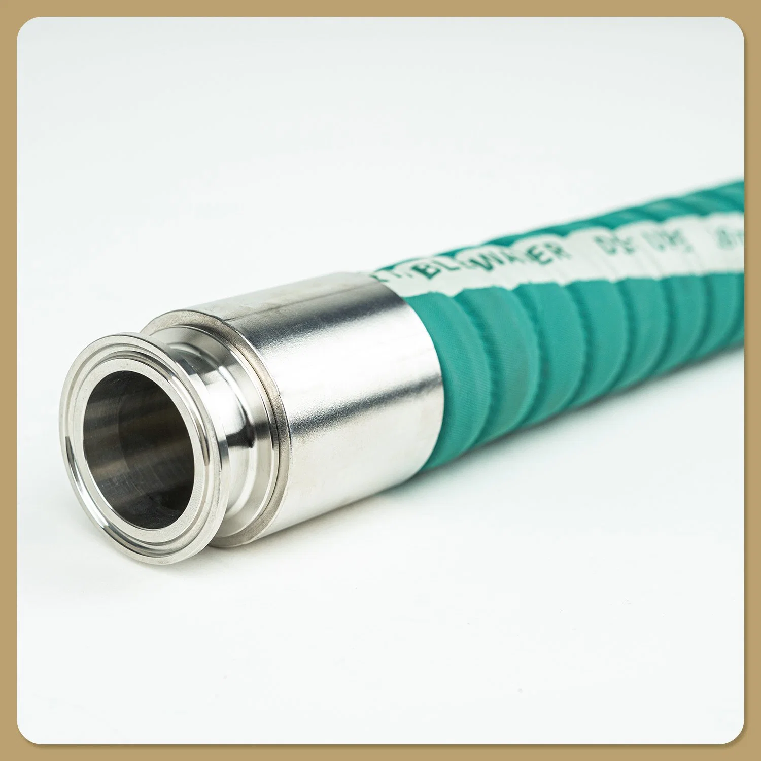 Flexible Upe Potable Water Hose: 3/4"-4", Green EPDM Cover, 10 Bar