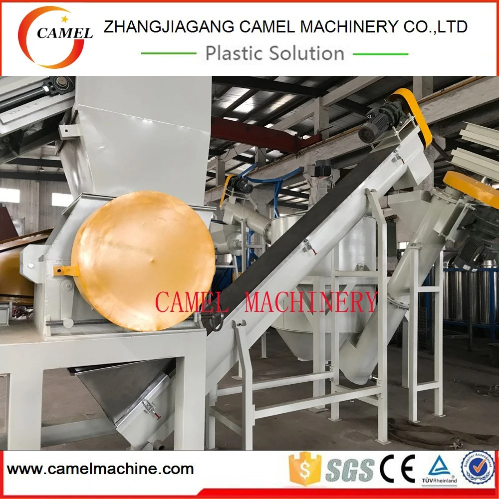 Waste Plastic PP Pet Bottle Washing Grinding Pelletizing Recycling Line