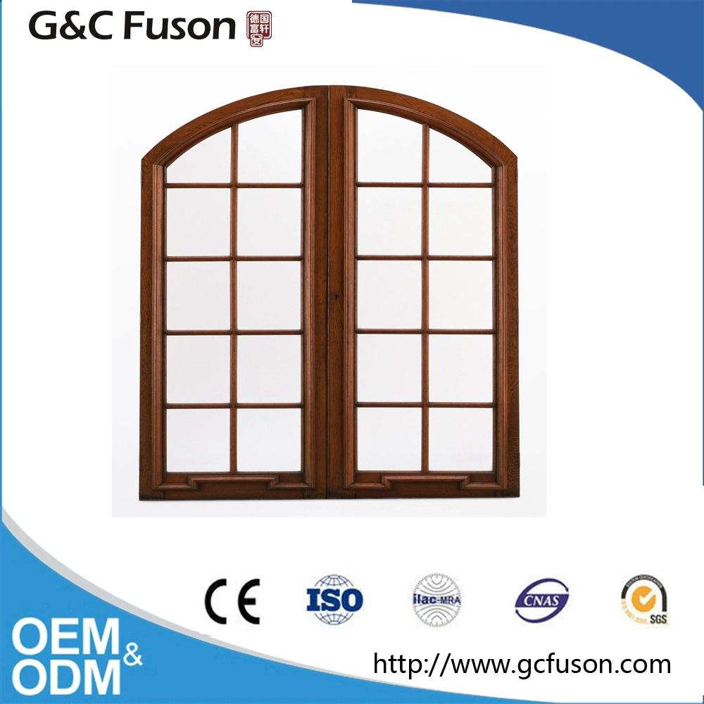 Simple Design Aluminum Casement Window, Double Tempering Glass